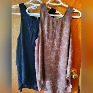 Two Wilfres tank tops.